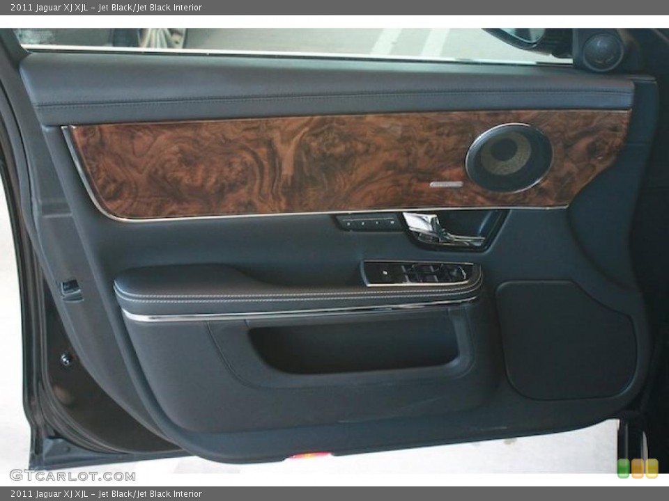 Jet Black/Jet Black Interior Door Panel for the 2011 Jaguar XJ XJL #44984614