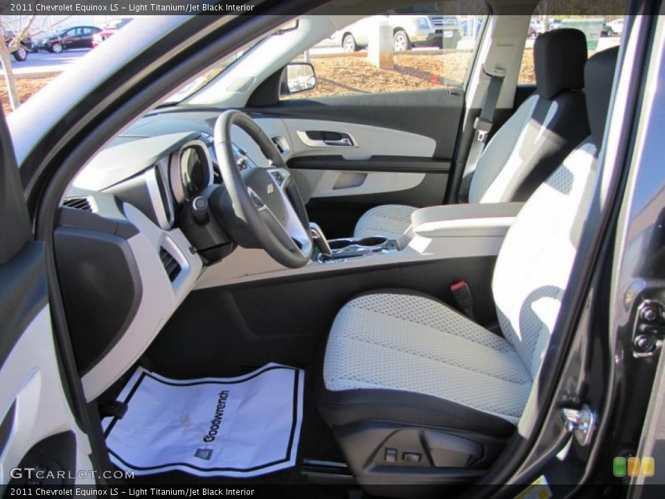 Light Titanium/Jet Black Interior Photo for the 2011 Chevrolet Equinox LS #44984774