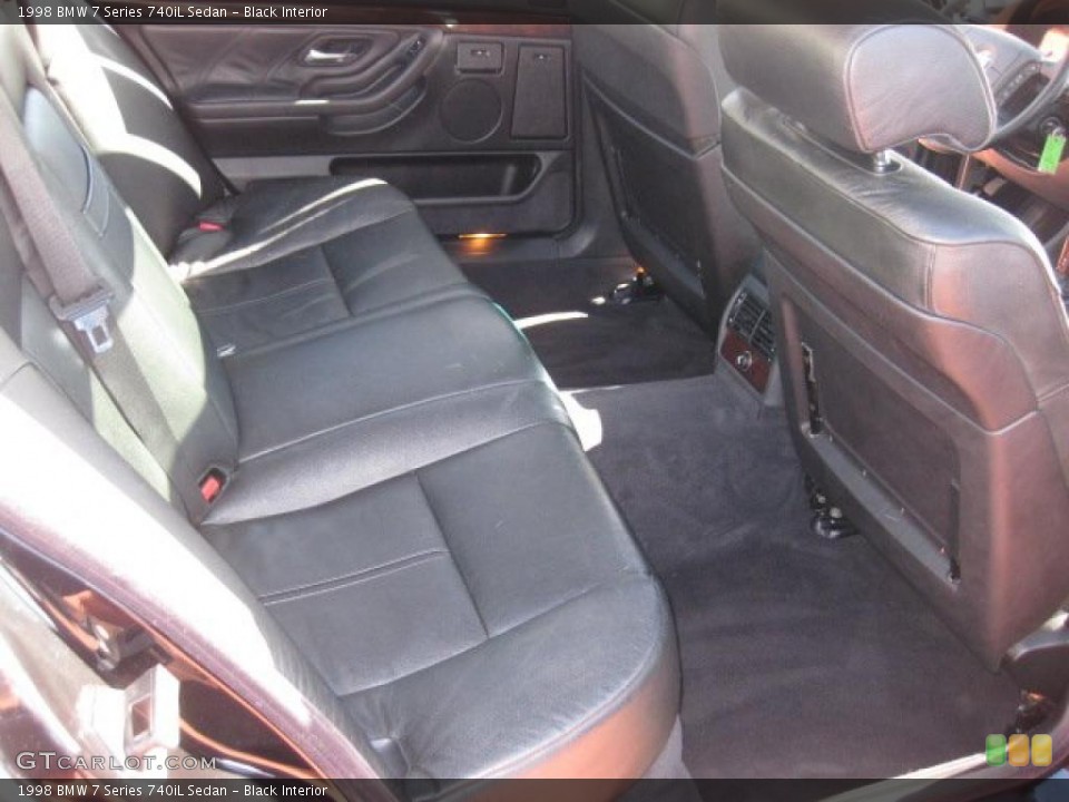 Black Interior Photo for the 1998 BMW 7 Series 740iL Sedan #44986498