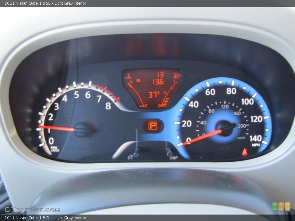 Light Gray Interior Gauges for the 2011 Nissan Cube 1.8 SL #44987214