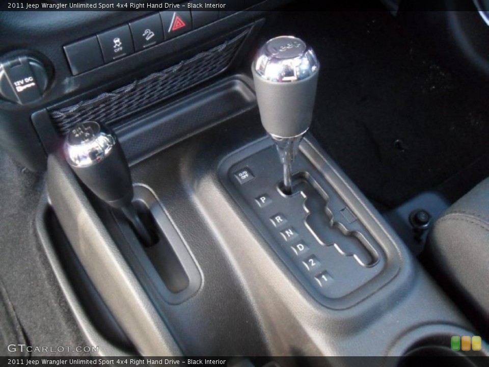 Black Interior Transmission for the 2011 Jeep Wrangler Unlimited Sport 4x4 Right Hand Drive #44990442