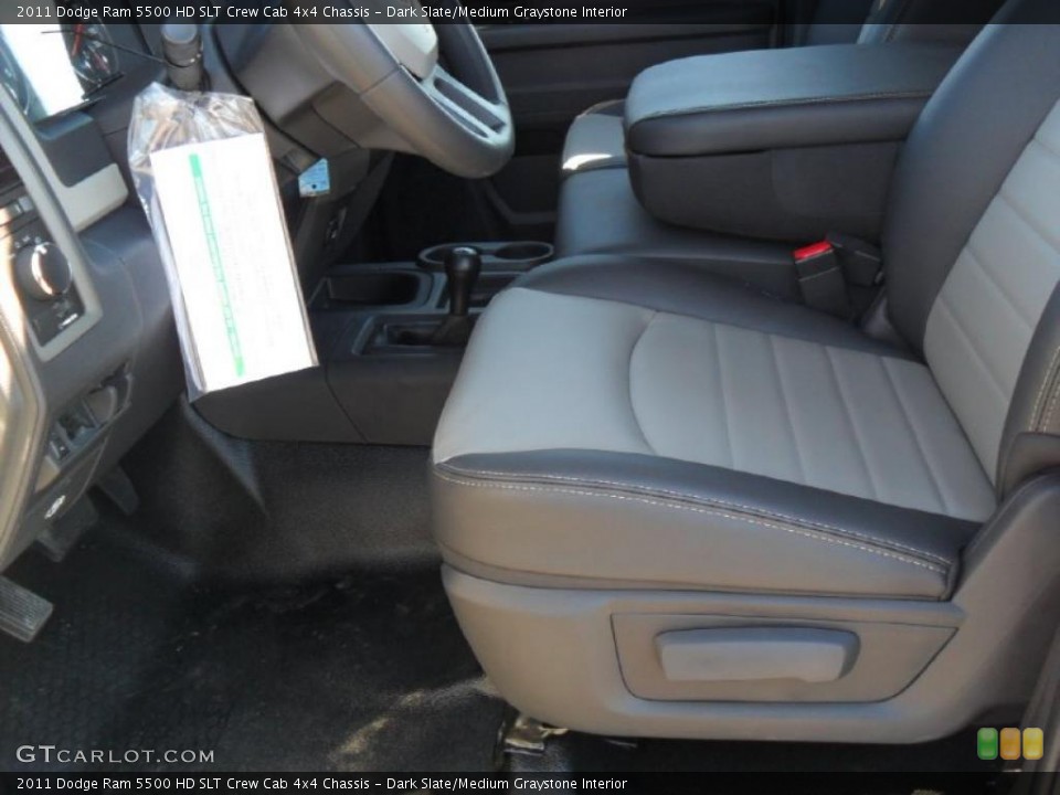 Dark Slate/Medium Graystone Interior Photo for the 2011 Dodge Ram 5500 HD SLT Crew Cab 4x4 Chassis #44990790
