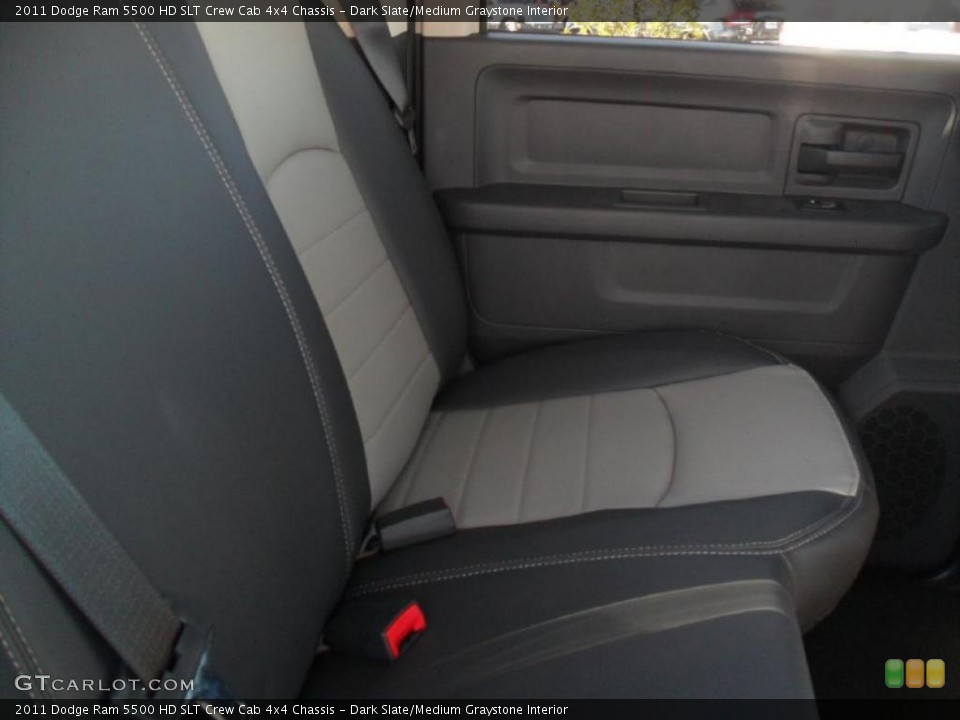 Dark Slate/Medium Graystone Interior Photo for the 2011 Dodge Ram 5500 HD SLT Crew Cab 4x4 Chassis #44990951