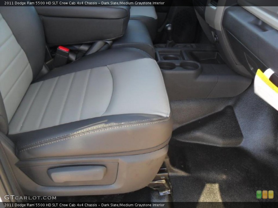 Dark Slate/Medium Graystone Interior Photo for the 2011 Dodge Ram 5500 HD SLT Crew Cab 4x4 Chassis #44990962