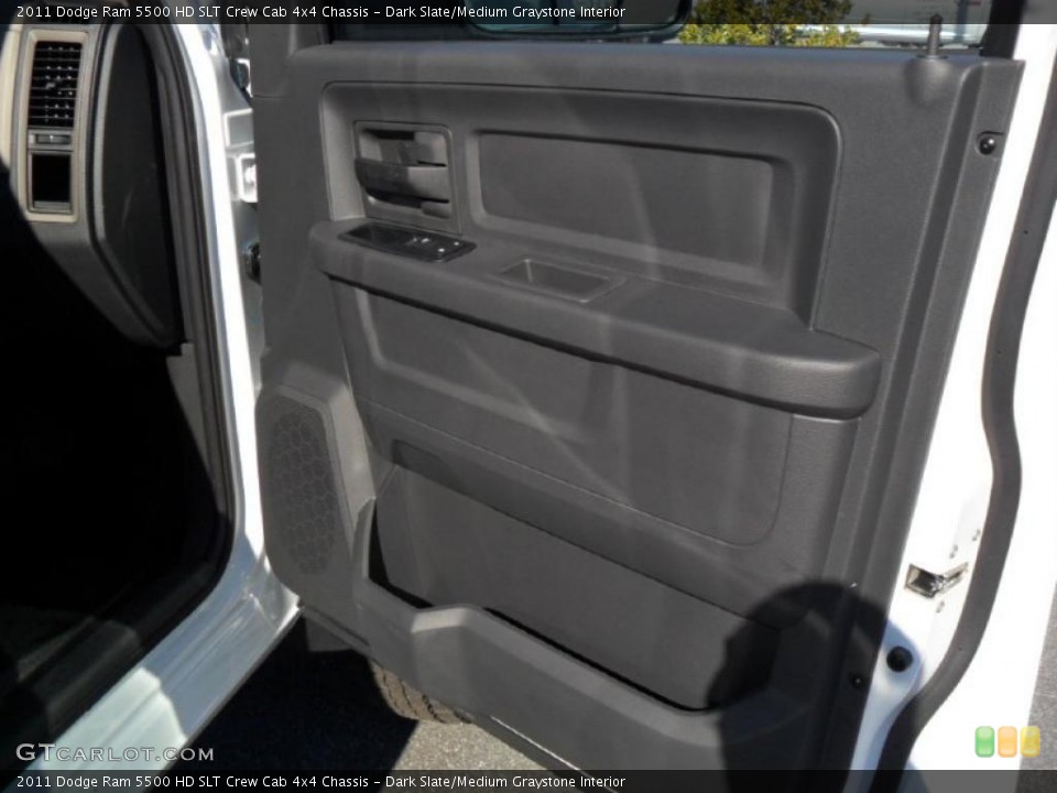 Dark Slate/Medium Graystone Interior Door Panel for the 2011 Dodge Ram 5500 HD SLT Crew Cab 4x4 Chassis #44990990