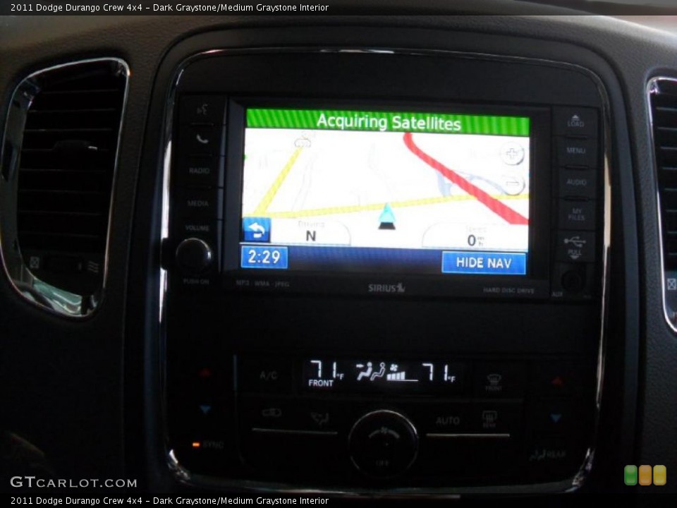 Dark Graystone/Medium Graystone Interior Navigation for the 2011 Dodge Durango Crew 4x4 #44991278