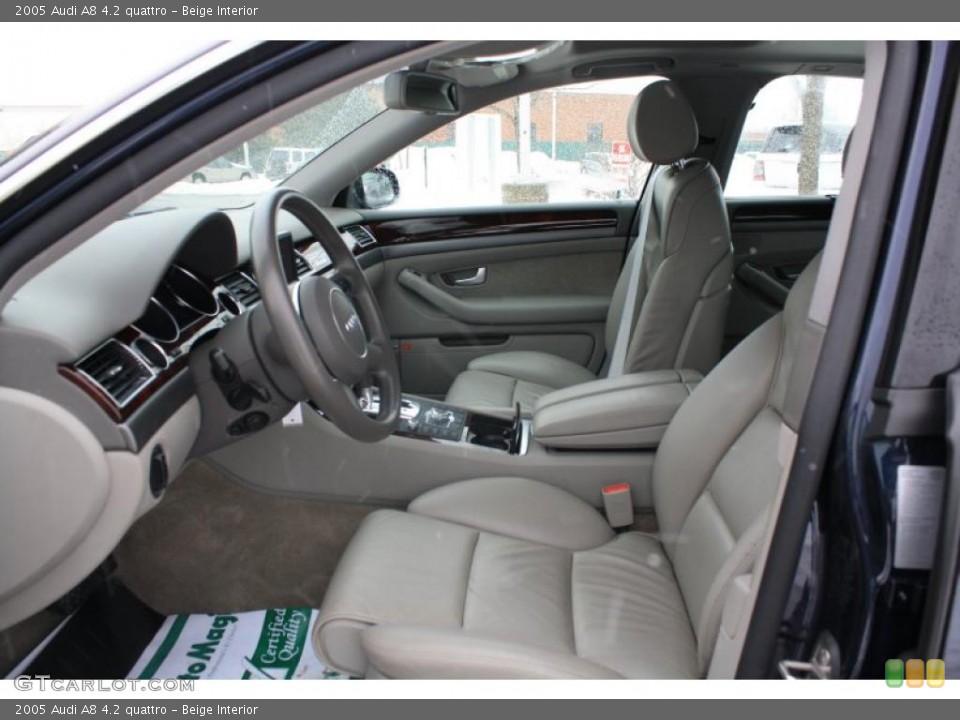 Beige Interior Photo for the 2005 Audi A8 4.2 quattro #44991558