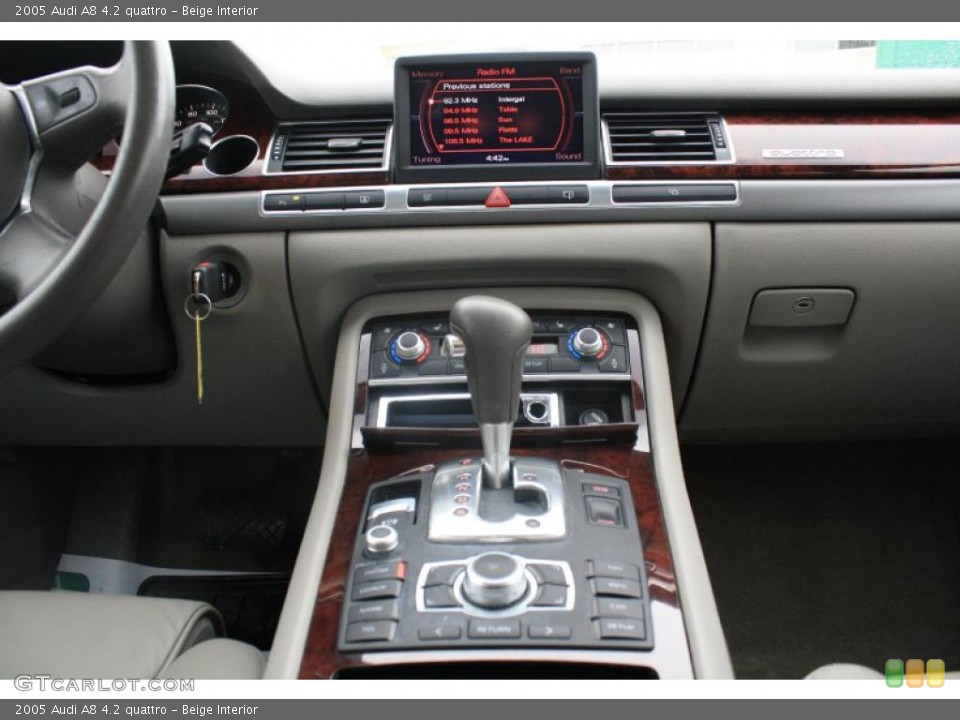 Beige Interior Controls for the 2005 Audi A8 4.2 quattro #44991738