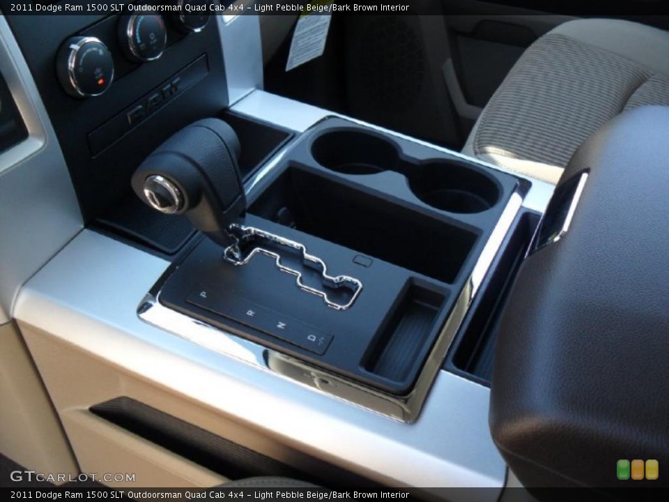 Light Pebble Beige/Bark Brown Interior Transmission for the 2011 Dodge Ram 1500 SLT Outdoorsman Quad Cab 4x4 #44992538