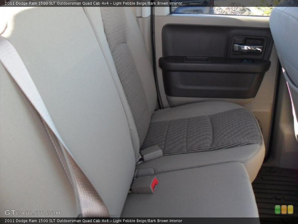 Light Pebble Beige/Bark Brown Interior Photo for the 2011 Dodge Ram 1500 SLT Outdoorsman Quad Cab 4x4 #44992690