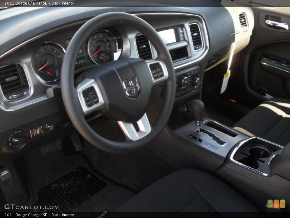 Black Interior Prime Interior for the 2011 Dodge Charger SE #44993202