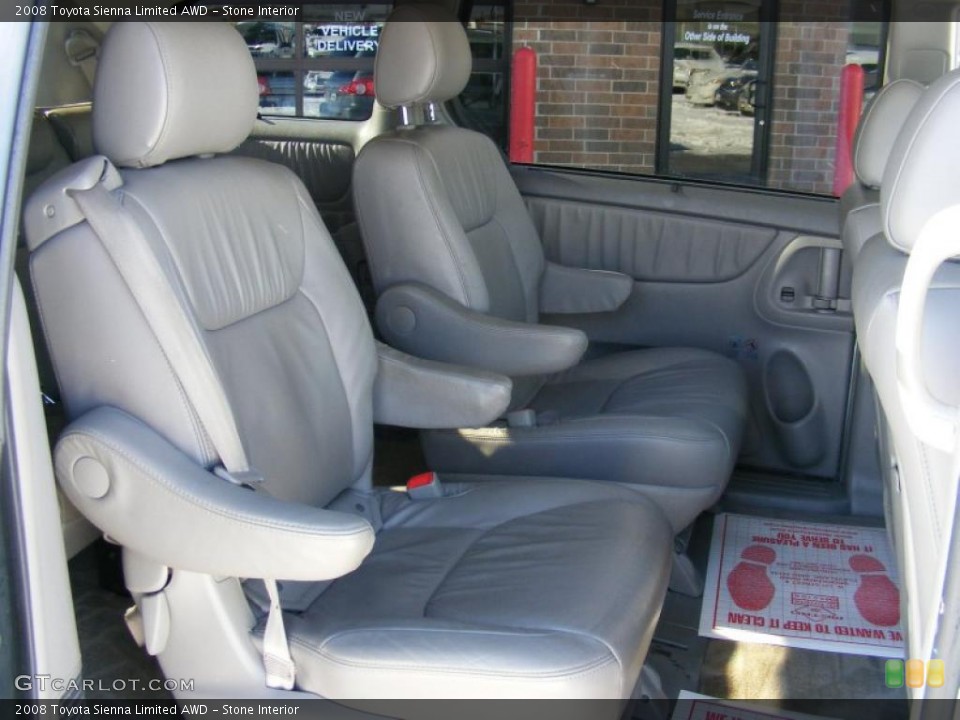 Stone Interior Photo for the 2008 Toyota Sienna Limited AWD #44993758