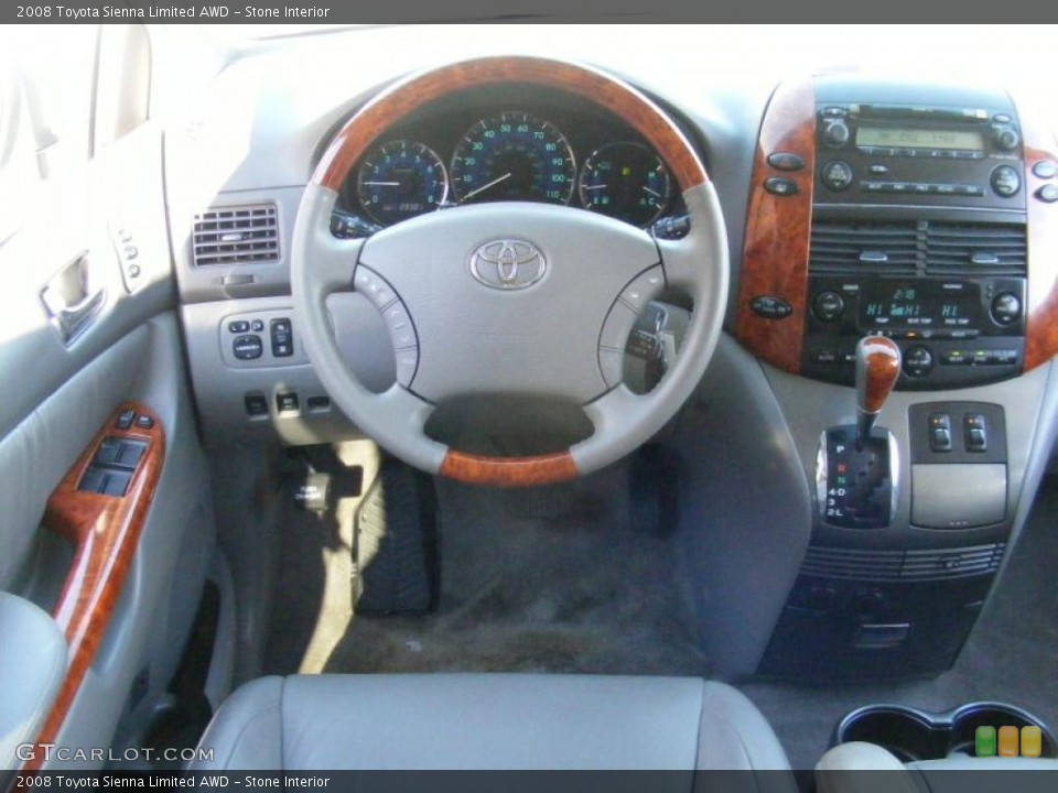 Stone Interior Dashboard for the 2008 Toyota Sienna Limited AWD #44993802