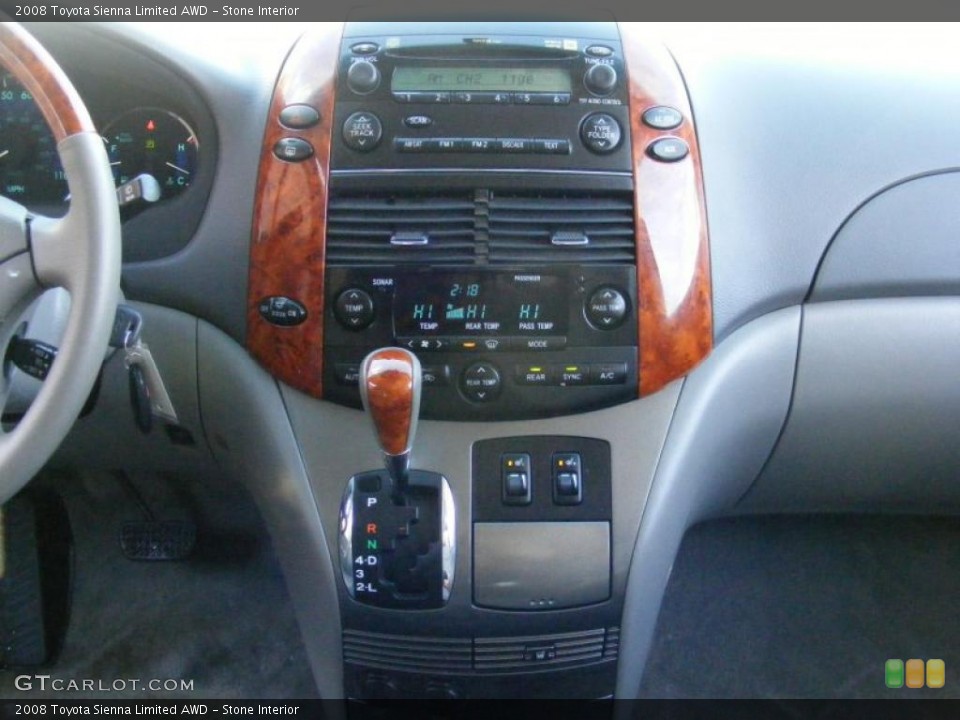 Stone Interior Controls for the 2008 Toyota Sienna Limited AWD #44993854