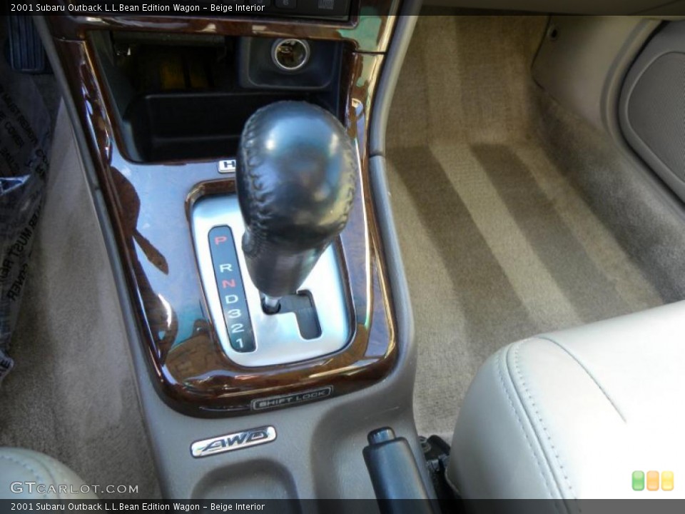 Beige Interior Transmission for the 2001 Subaru Outback L.L.Bean Edition Wagon #44995450