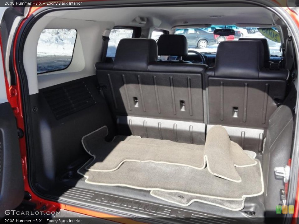 Ebony Black Interior Trunk for the 2008 Hummer H3 X #44995886