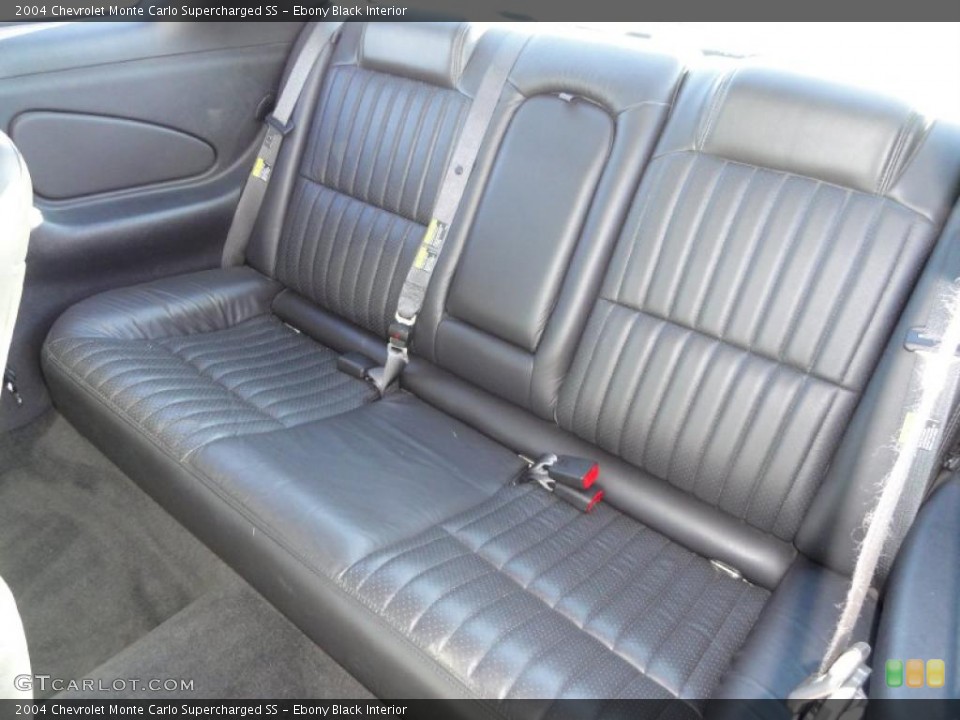 Ebony Black Interior Photo for the 2004 Chevrolet Monte Carlo Supercharged SS #44996370
