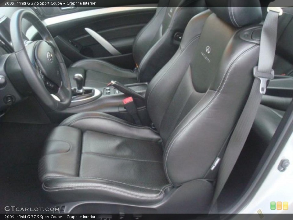 Graphite Interior Photo for the 2009 Infiniti G 37 S Sport Coupe #44996730