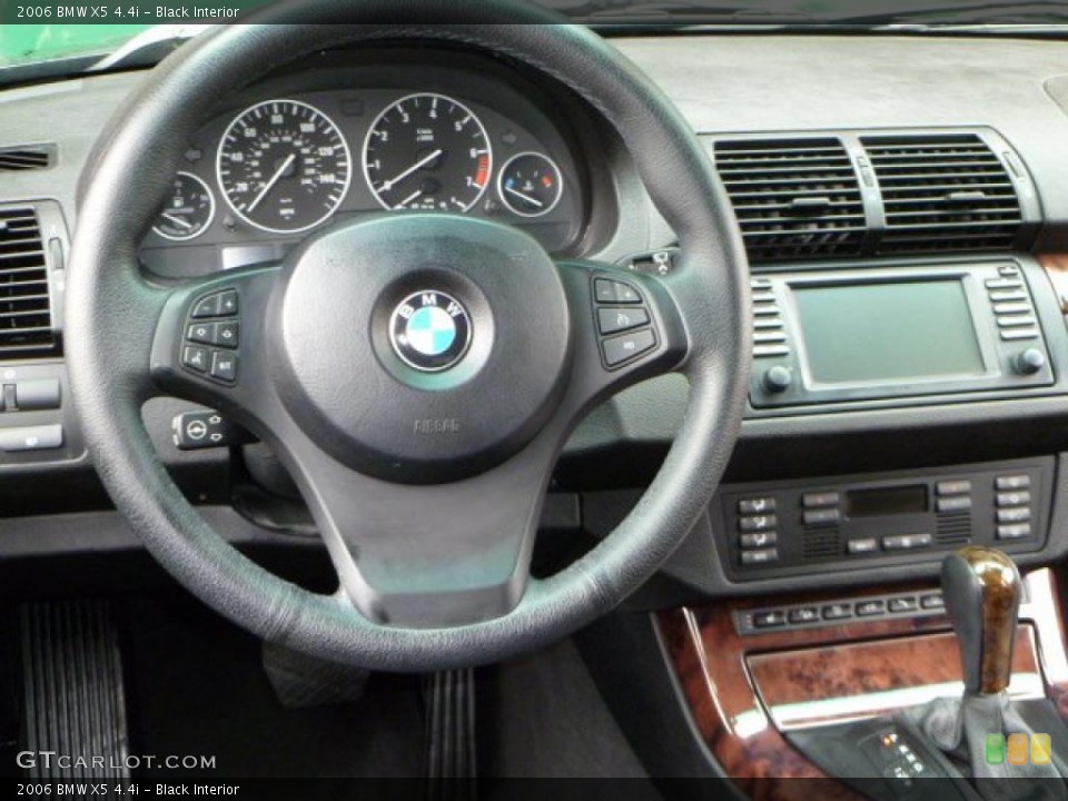 Black Interior Steering Wheel for the 2006 BMW X5 4.4i #44999934