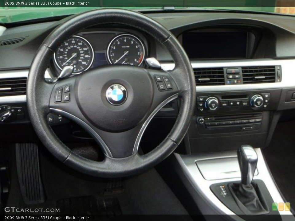 Black Interior Dashboard for the 2009 BMW 3 Series 335i Coupe #45000122