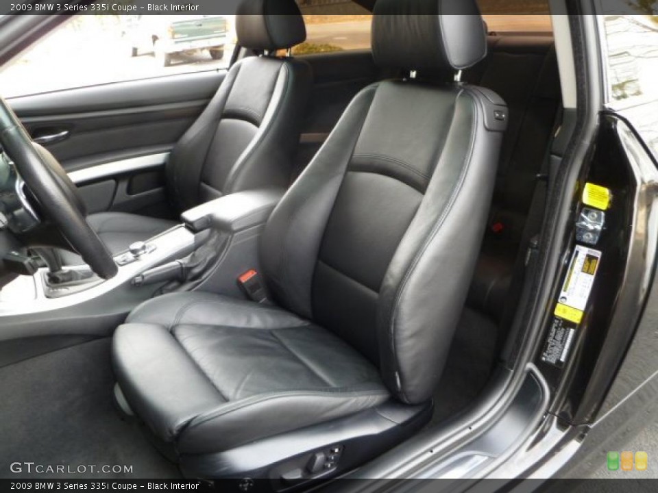 Black Interior Photo for the 2009 BMW 3 Series 335i Coupe #45000134