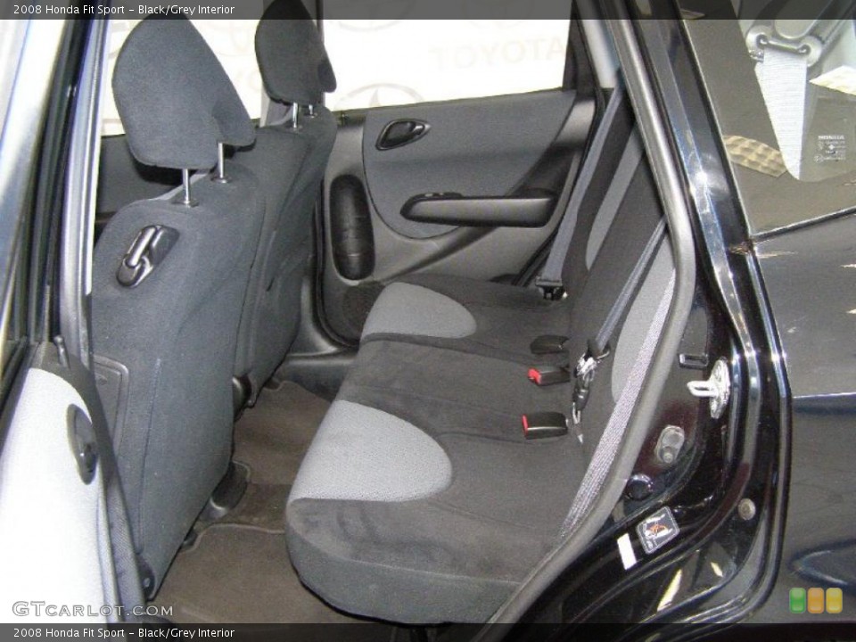 Black/Grey Interior Photo for the 2008 Honda Fit Sport #45000186