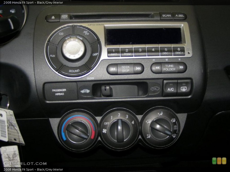 Black/Grey Interior Controls for the 2008 Honda Fit Sport #45000222