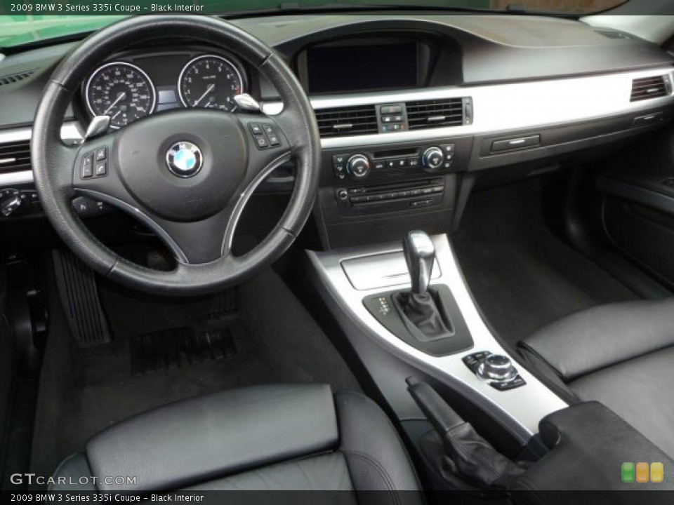 Black Interior Prime Interior for the 2009 BMW 3 Series 335i Coupe #45000262