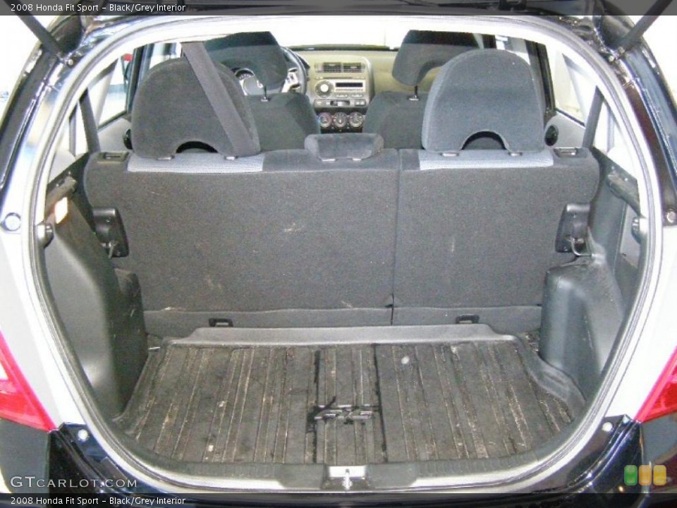 Black/Grey Interior Trunk for the 2008 Honda Fit Sport #45000270