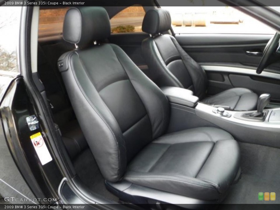 Black Interior Photo for the 2009 BMW 3 Series 335i Coupe #45000342