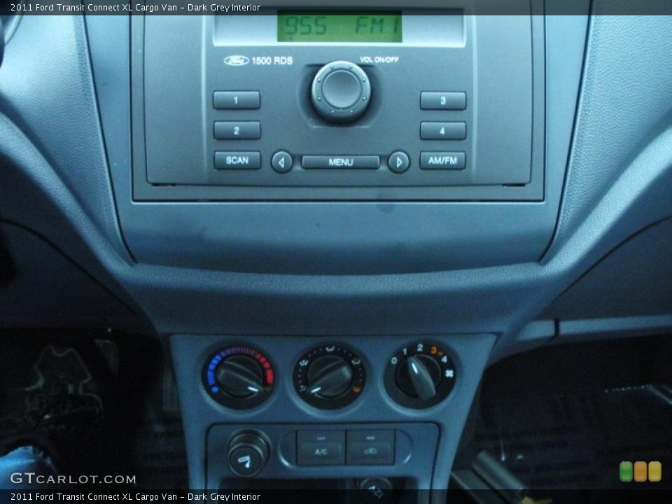Dark Grey Interior Controls for the 2011 Ford Transit Connect XL Cargo Van #45000926