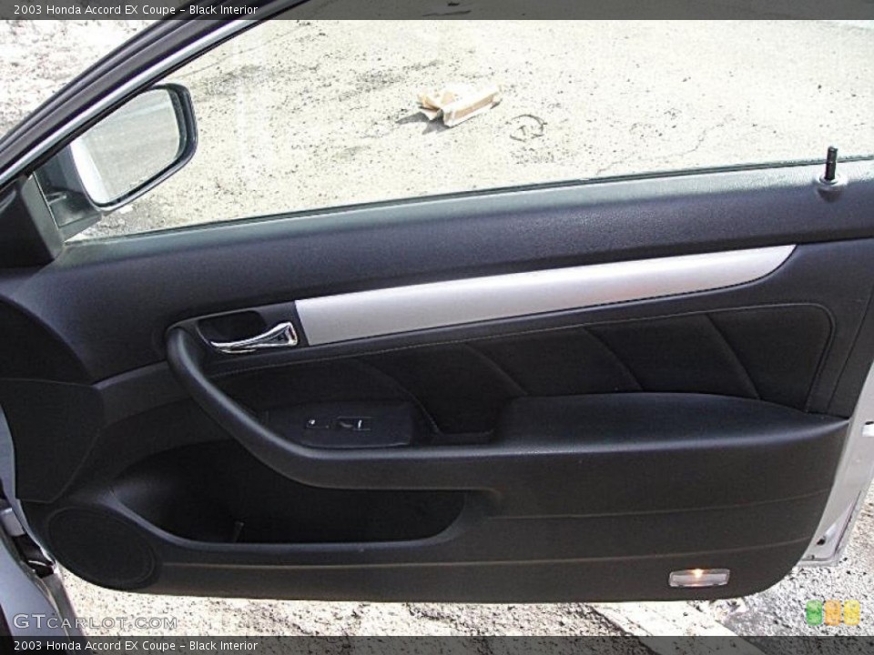 Black Interior Door Panel for the 2003 Honda Accord EX Coupe #45002744