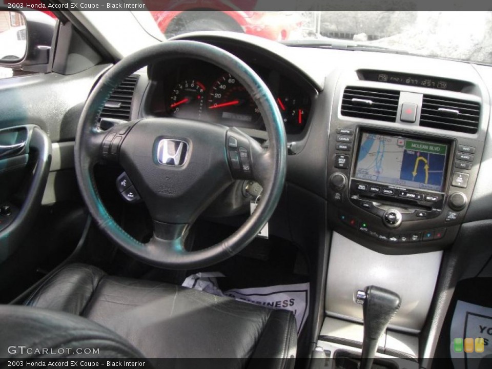 Black Interior Dashboard for the 2003 Honda Accord EX Coupe #45002792