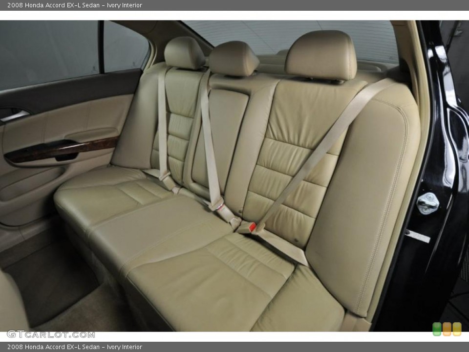 Ivory Interior Photo for the 2008 Honda Accord EX-L Sedan #45007208