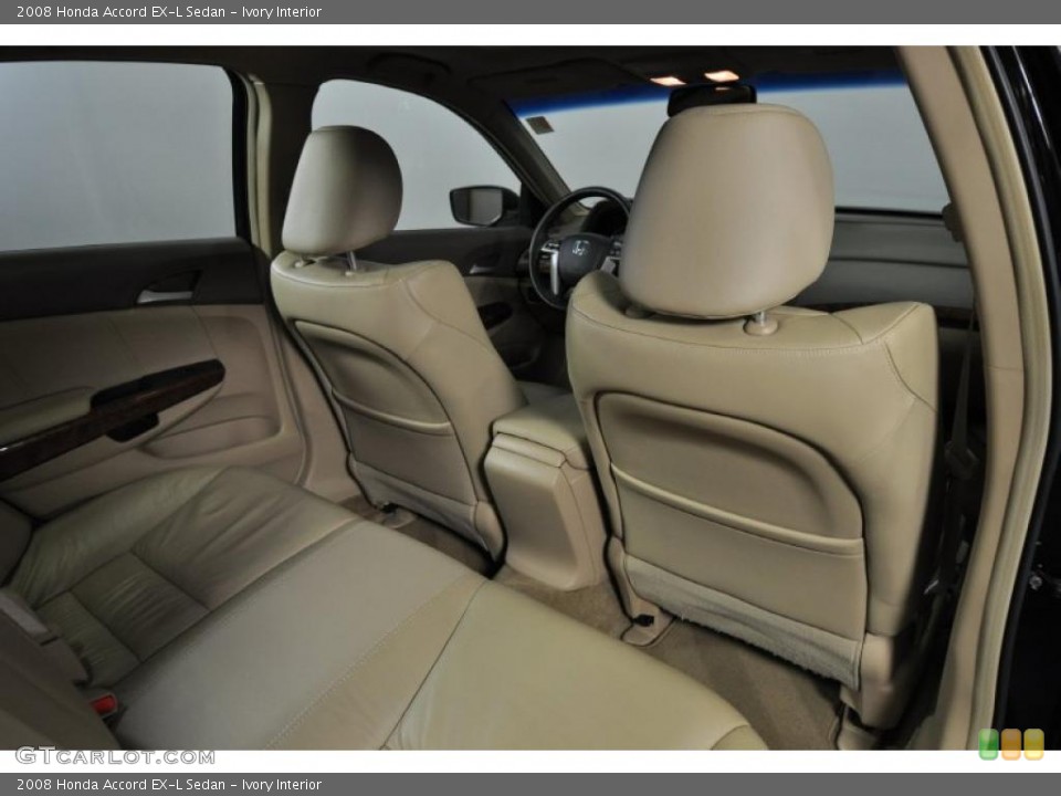 Ivory Interior Photo for the 2008 Honda Accord EX-L Sedan #45007256
