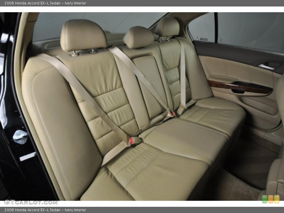Ivory Interior Photo for the 2008 Honda Accord EX-L Sedan #45007269