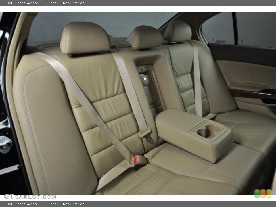 Ivory Interior Photo for the 2008 Honda Accord EX-L Sedan #45007284
