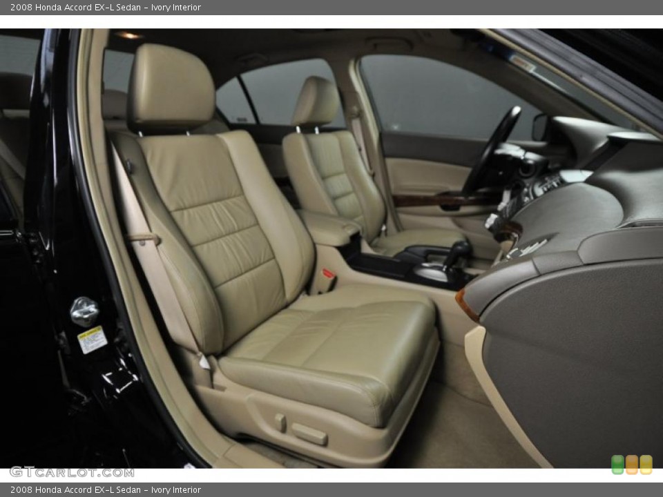 Ivory Interior Photo for the 2008 Honda Accord EX-L Sedan #45007332
