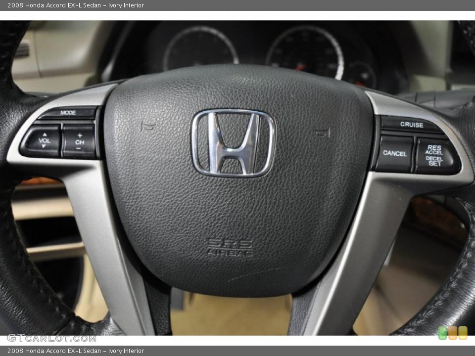 Ivory Interior Controls for the 2008 Honda Accord EX-L Sedan #45007386