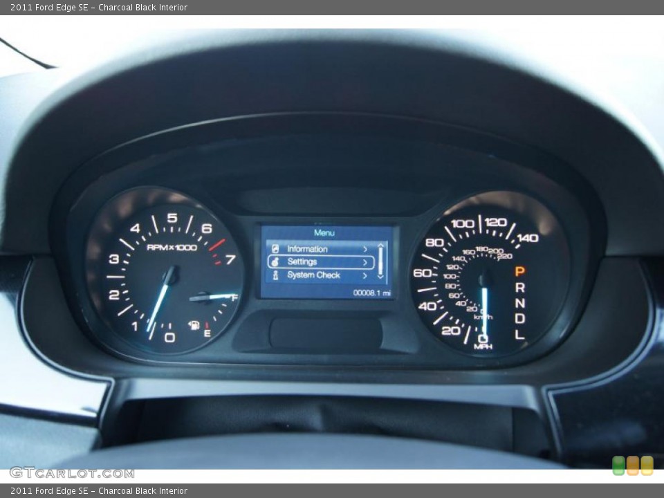 Charcoal Black Interior Gauges for the 2011 Ford Edge SE #45007932