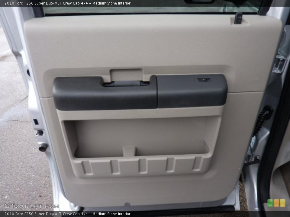 Medium Stone Interior Door Panel for the 2010 Ford F250 Super Duty XLT Crew Cab 4x4 #45008833