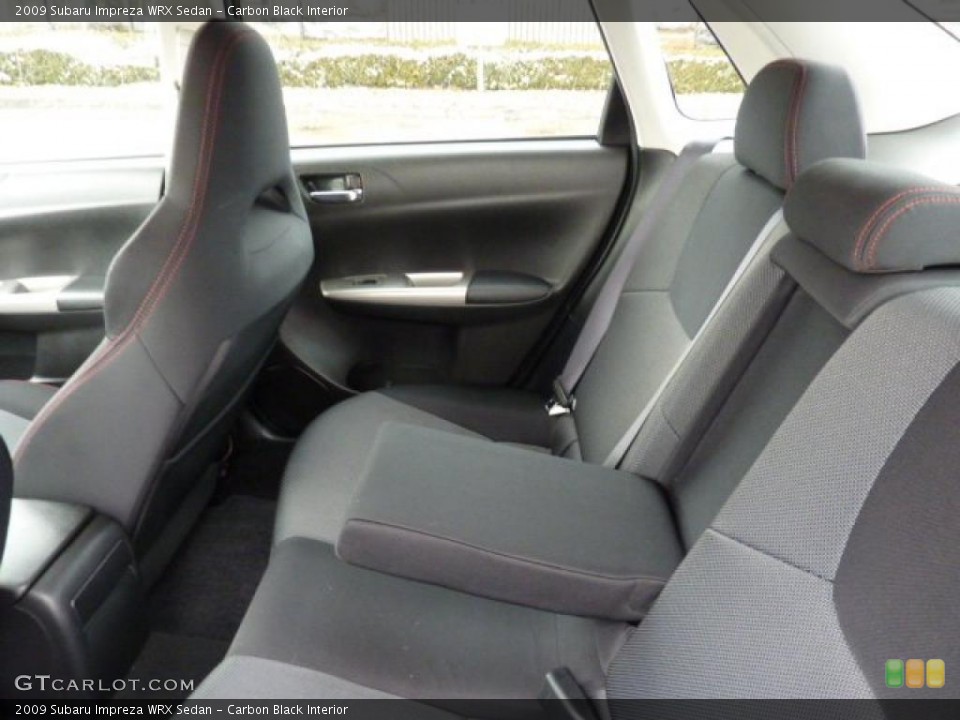 Carbon Black Interior Photo for the 2009 Subaru Impreza WRX Sedan #45009461