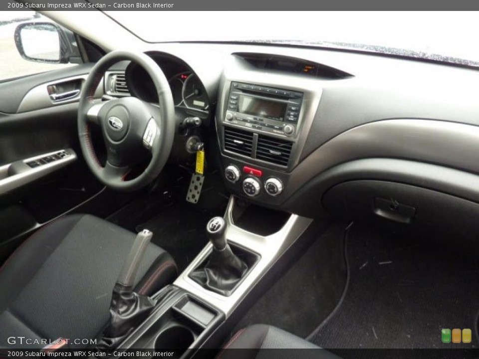 Carbon Black Interior Photo for the 2009 Subaru Impreza WRX Sedan #45009485