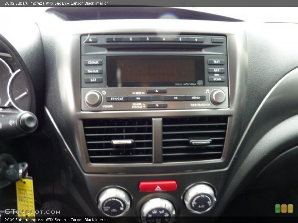 Carbon Black Interior Controls for the 2009 Subaru Impreza WRX Sedan #45009501