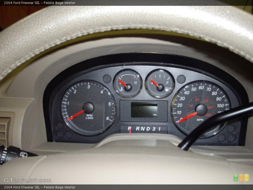 Pebble Beige Interior Gauges for the 2004 Ford Freestar SEL #45010629