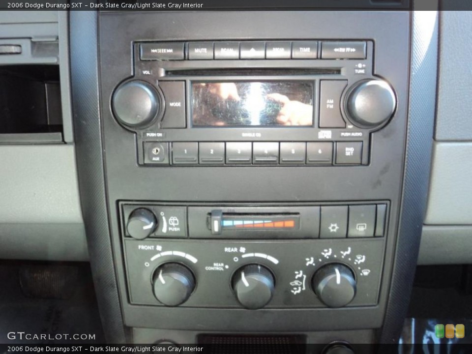 Dark Slate Gray/Light Slate Gray Interior Controls for the 2006 Dodge Durango SXT #45013210