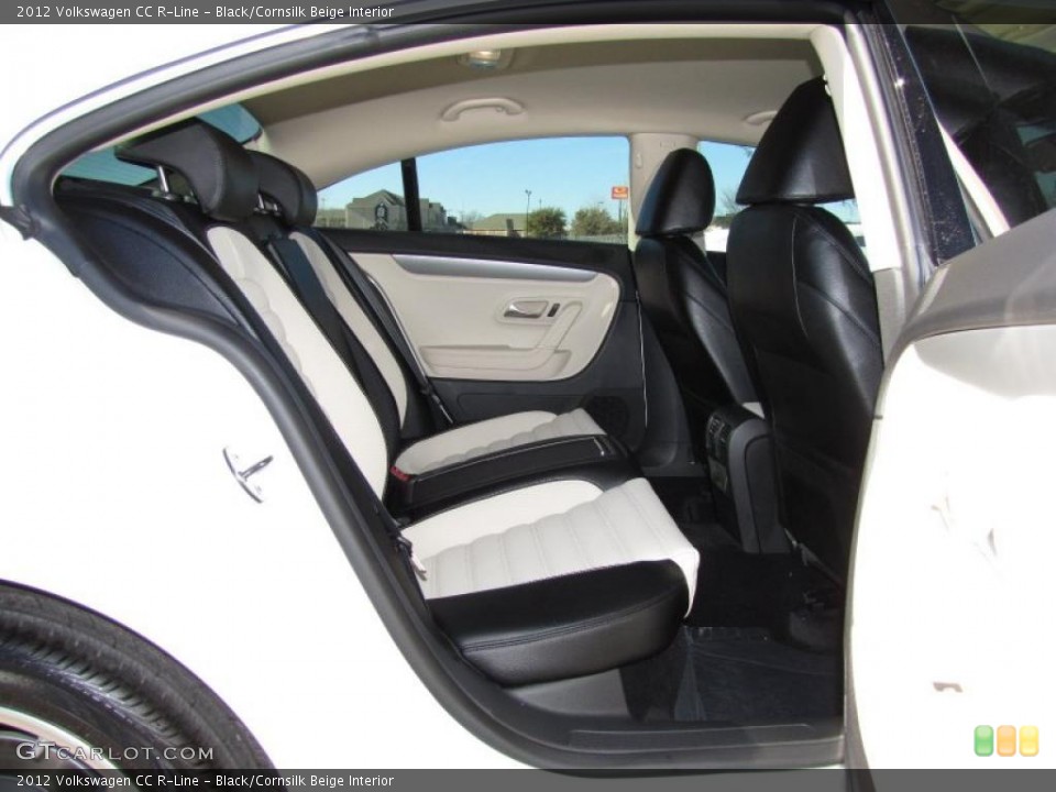 Black/Cornsilk Beige Interior Photo for the 2012 Volkswagen CC R-Line #45015407