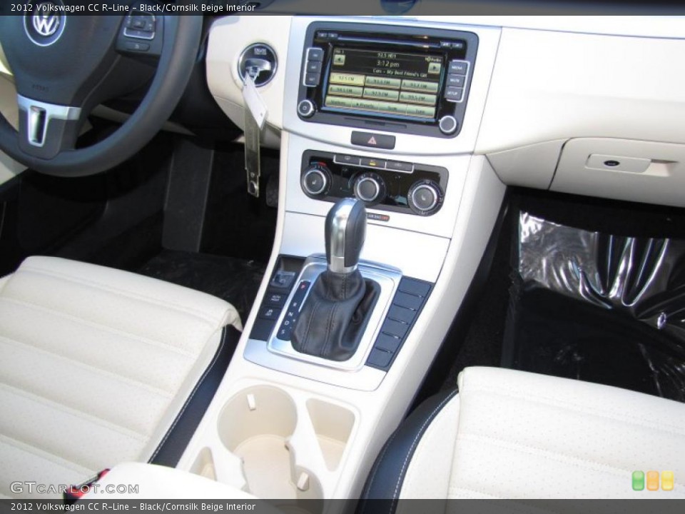 Black/Cornsilk Beige Interior Transmission for the 2012 Volkswagen CC R-Line #45015415