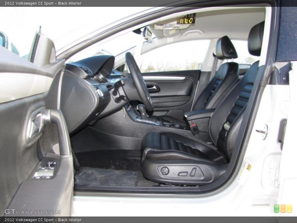 Black Interior Photo for the 2012 Volkswagen CC Sport #45015523