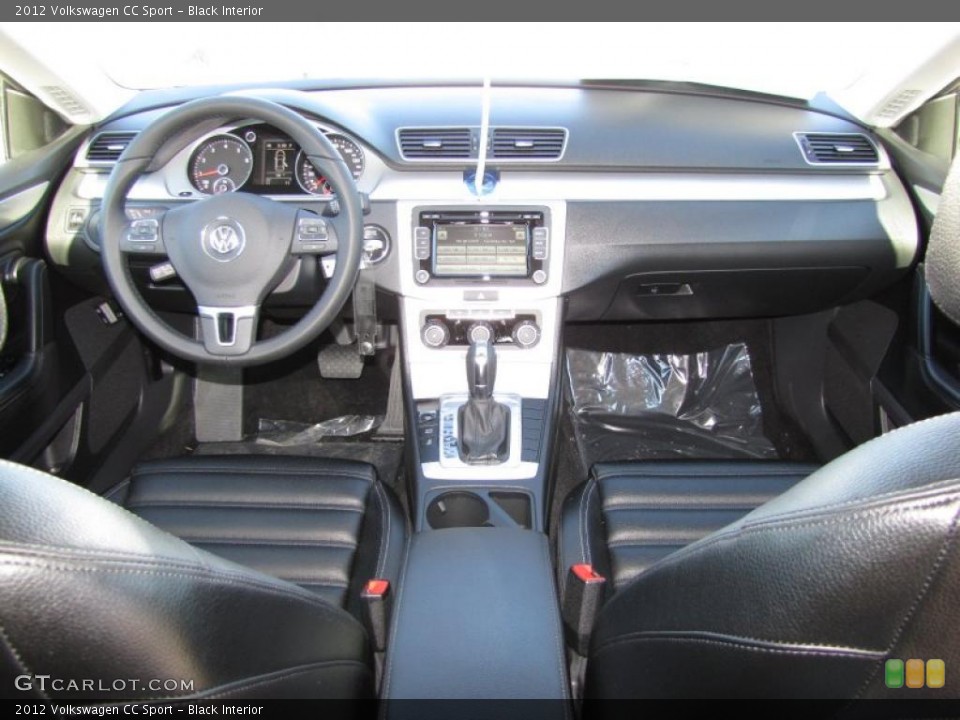 Black Interior Dashboard for the 2012 Volkswagen CC Sport #45015531